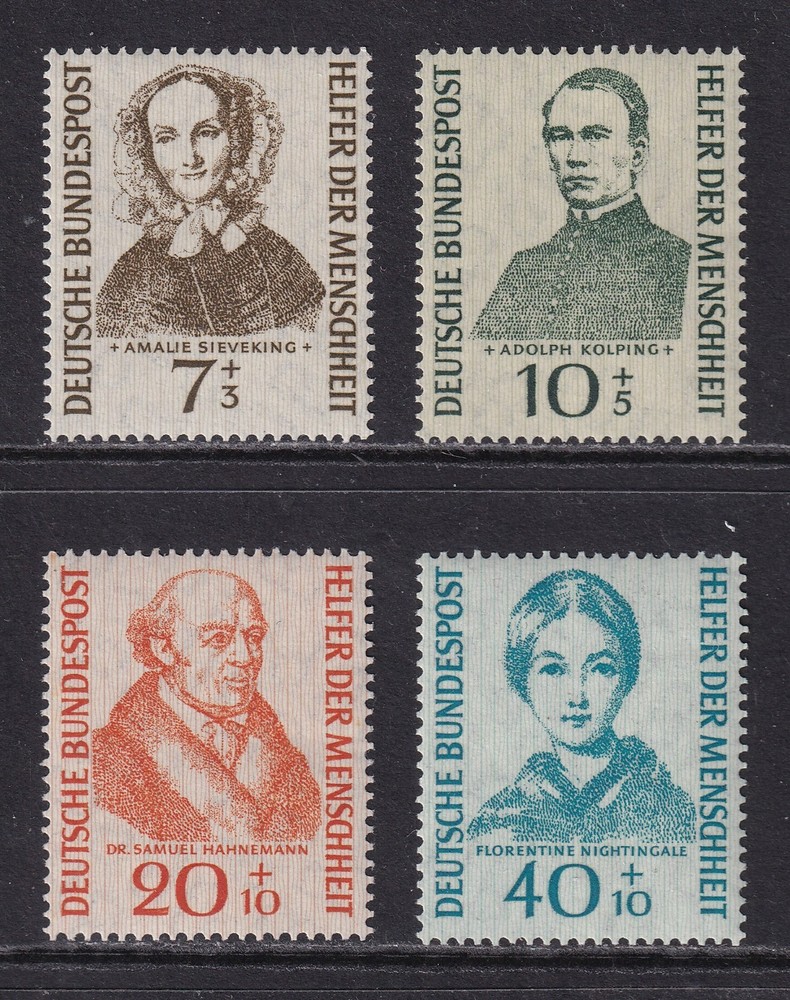 WEST GERMANY 1955 Relief Fund set of 4 SG 1148-1151 MNH/** (CV £45)