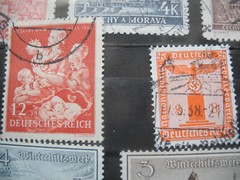 Germany, WW II, nazi stamps 1934-1945,also propaganda, WW II, Wehrmacht