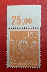 Germany Stamp Deutsches Reich 150 Pfennig 1921 Michel Nr. 169 WZ 1 (21885)