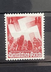 1936 German Third Reich stamps Nuremberg Rally Deutschland Briefmarke