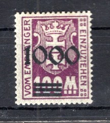 Danzig Porto I/II Uncanceled * MH 180EUR (DA3262)