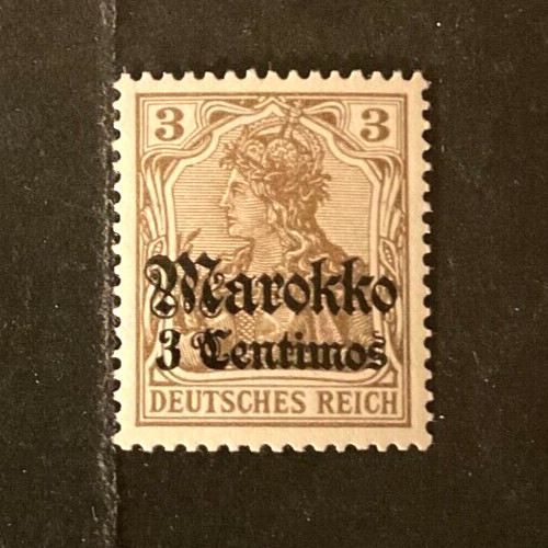 Stamps German Offices in Morocco Scott #45 never hinged