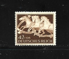 Germany Stamp-Scott # B205-42 + 108pf-Mint/VLH-OG-1942-Semi-Postal