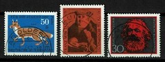 Bundle 532, 535, 558, stamped, Mi. 2.80