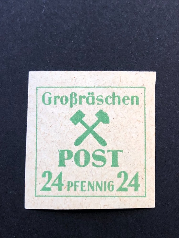 GERMANY (GROSSRASCHEN) 1945 POST WWII-LOCAL ISSUE 24 Pf. MNH /s2 #925