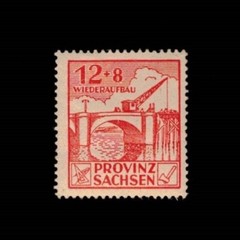 German Democratic Republic, Scott 13NB2, Russian Occupation, 1946, MLH