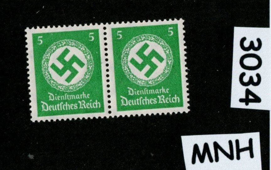 MNH stamps Sc 082 1934 PF05 Large Swastika Third Reich era Germany #3034