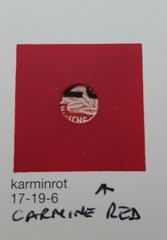 East Germany Stamp rare CARMINE RED „E over T „Litho 1954 issued in error