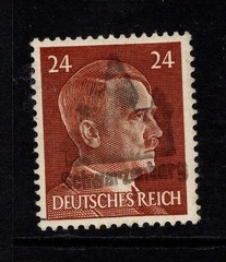 Germany 1945 Castle Obliterate Issue 24p MNH / Signed Richter – S58830