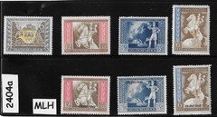 MLH stamp set B209-215 Germany 1942 Postal Congress Vienna Austria #2404a