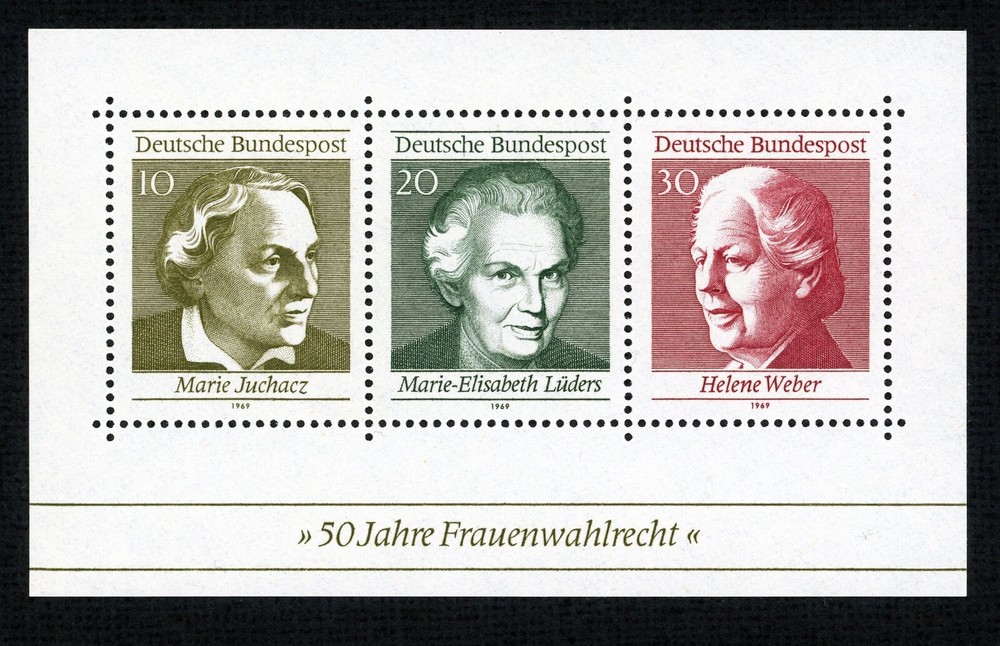 Stamps Germany, Scott # 1007 Mint NH souvenir sheet