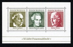 Stamps Germany, Scott # 1007 Mint NH souvenir sheet