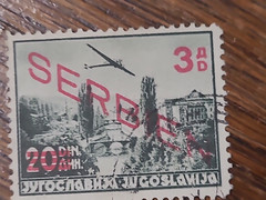 APC 2242 Germany area Serbia SC#2nc11-15 set used