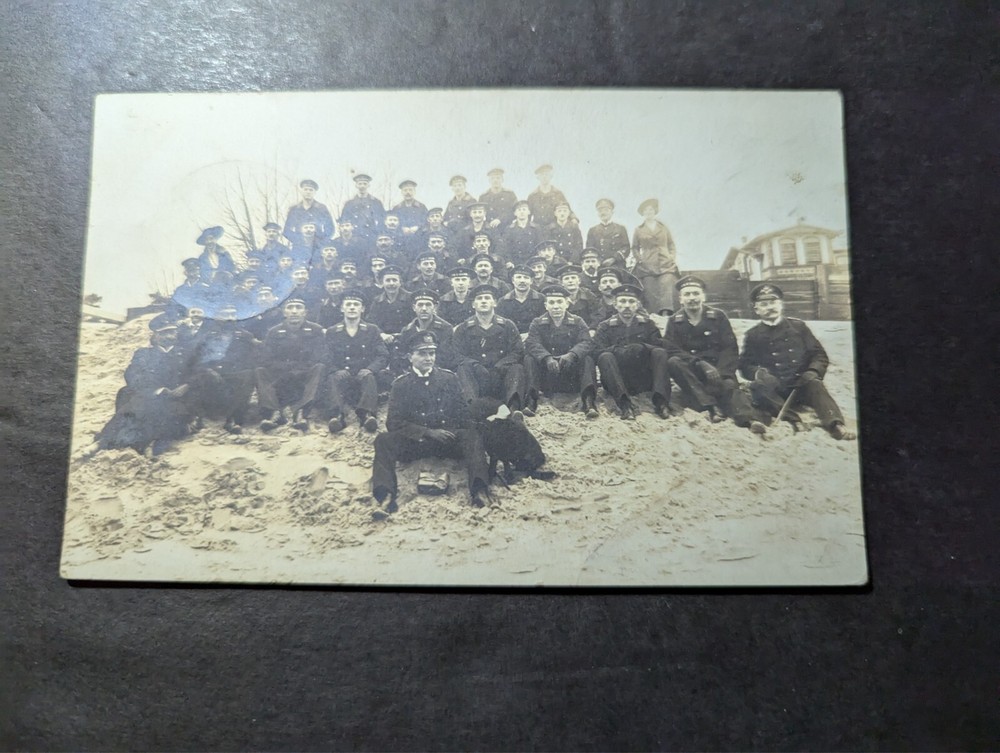 1917 Germany Navy Feldpost WWI RPPC Postcard Cover to Kiel Kriegsmarine Sailors