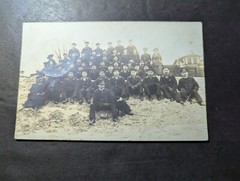 1917 Germany Navy Feldpost WWI RPPC Postcard Cover to Kiel Kriegsmarine Sailors
