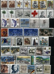 GERMANY Deutsche BundesPost Stamps Postage Collection 1977-1991 Used Mint LH