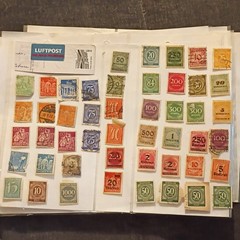 49 Germany Deutsches Reich/Deutsche Post Used Stamp Lot Inflation Mixed
