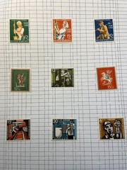 German Germany Saarland 1947-1956 Stamp Collection MNH MH Used Mixed CV $50+