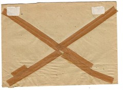 1948 Germany Bi-Zone COVER, Band Overprint on 24 Pf. Worker