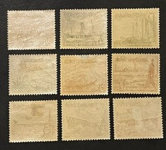 Travelstamps: Germany Stamps Scott #B107-B115 Winter Help MOGH/MNH OG