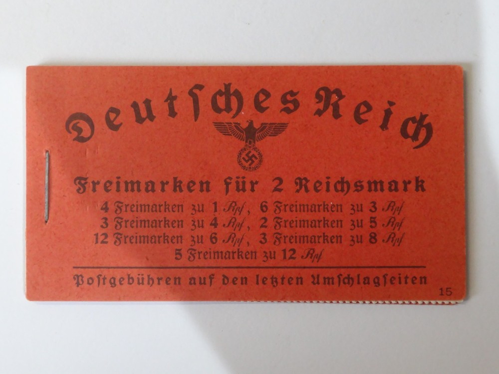 Germany Deutschland Stamp BOOKLET complete 1940, Third Reich Nazi WWII era – H