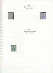 1900-02 Germany Germania used mint stamp lot x36 Reichspost Deutches Reich