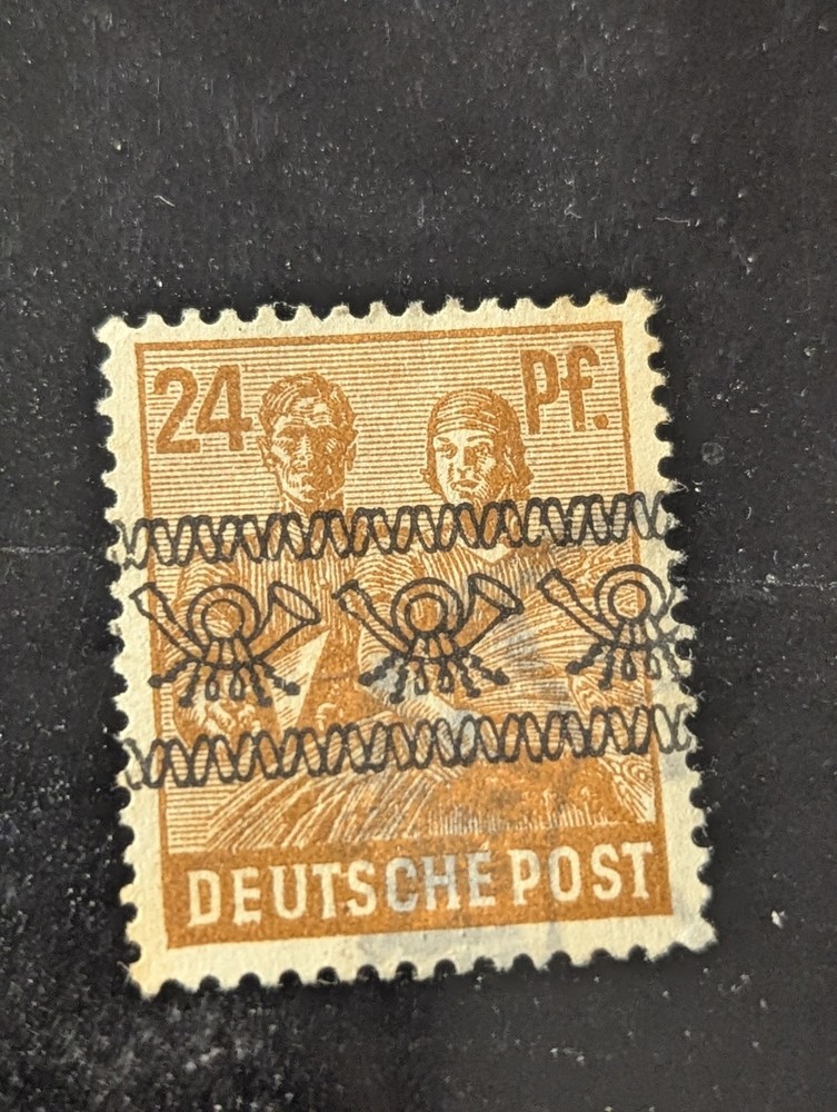 Germany Berlin Allied Zone MNH Overprinted Stamp 1948 24pf value