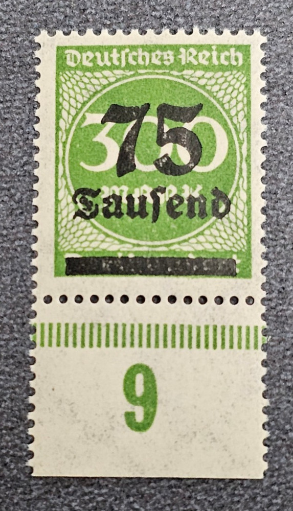 Stamp Germany Deutsches Reich 75 000 Mark 1923 Mi. Nr. 286 [🇩🇪37426]