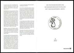 GERMANY FOLDER 2012/08 KUNST „DER BLAUE REITER“ FRANZ MARC KANDINSKY ART PFERDE