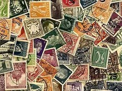 Nazi German HUGE stamp lot 500 pieces Authentic THIRD REICH WWII WW2 era stamps!