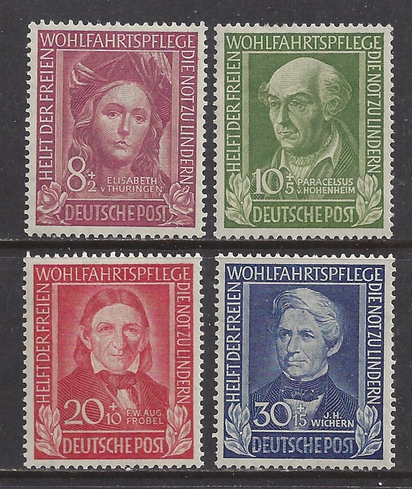Germany 1949 West Germany complete semi postal set mint**, € 110.00