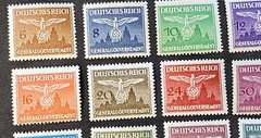 WW2 WWII Nazi Germany German Third Reich EAGLES MNH stamp set POLAND OCCUPATION
