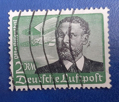Stamp Germany Deutsches Reich Luftpost 2 Mark 1934 Lilienthal Mi.Nr. 538 (24176)