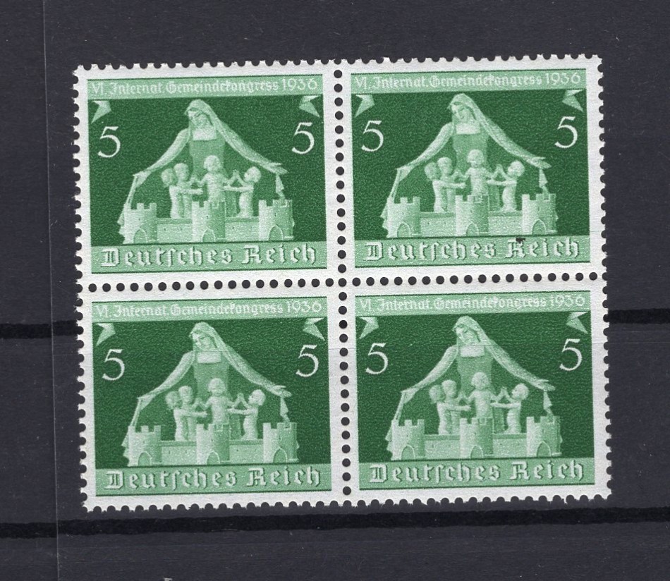 Third Reich 618 Block of Four** MNH Mint Never Hinged 14EUR (y74088