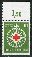 Bundle 164 Upper margin mint, Mi. 22,-