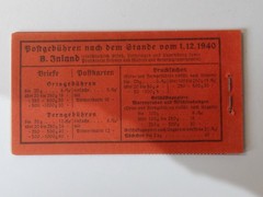 Germany Deutschland Stamp BOOKLET complete 1940, Third Reich Nazi WWII era – H
