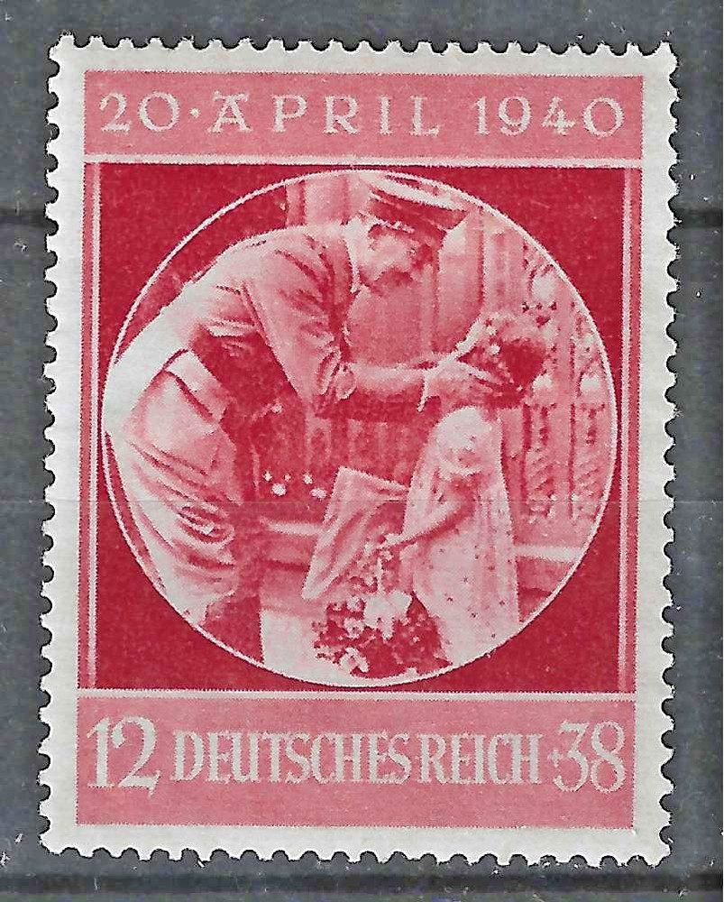 Germany Third Reich Mi# 744 MNH 1940 Issued for Hitler’s 51st Birthday **