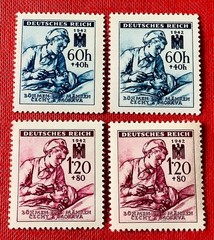 WWII – Third Reich – German occupation of Bohemia and Moravia- 2 x set