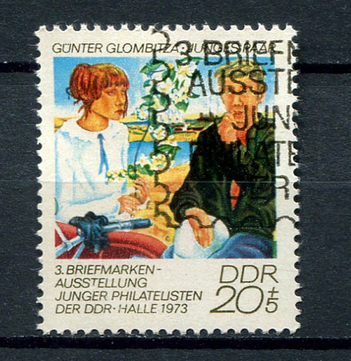 Germany – DDR : Philatelists Day stamp from 1973 – CTO