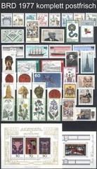 West-Germany / FRG / BRD Complete Yearsets 1970-1979 MNH Stamps, Mi. 612-1032