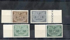 GENERAL GOV’T(OCC OF POLAND) Sc NO1-4,9,11-2(MI D1-4,9,11-2)**F-VF NH MARGIN $30