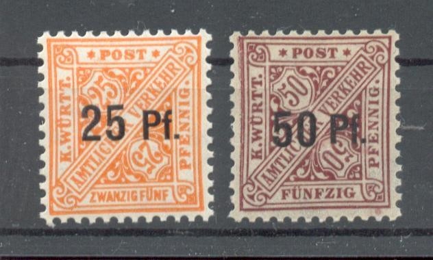 Württemberg 240X+255 MNH Post Fresh (y69670