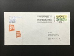 GERMANY ATM COVER 1984 HAMBURG UPU CONGRESS z4227