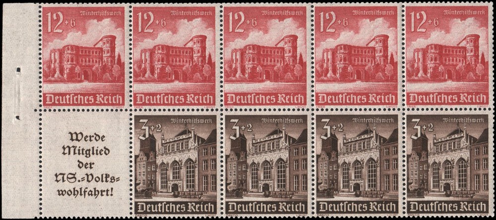 Germany #B177a MNH booklet pane of 10