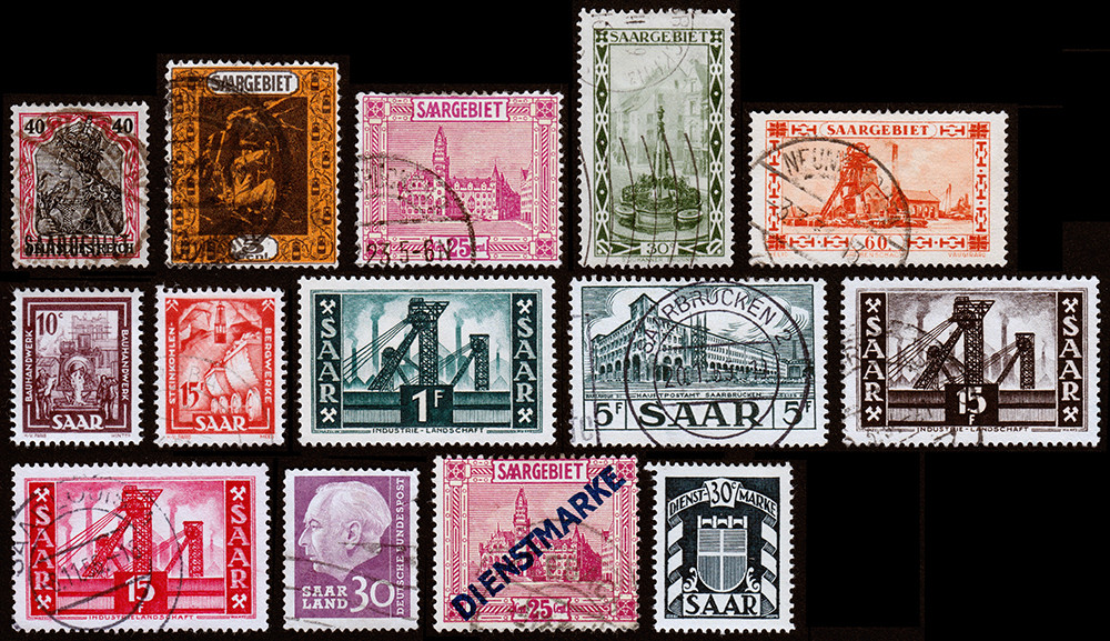 Saar Scott 50 // O36 (1920-1957) Used/Mint H F-VF B