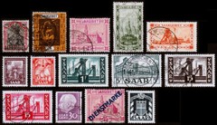 Saar Scott 50 // O36 (1920-1957) Used/Mint H F-VF B