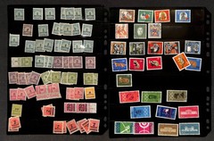 Germany Stamp Collection on 16 Scott & Stock Pages, WWII & Inflation Issues (NA)