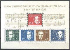 BUNDESPOST – 1959 complete year MNH
