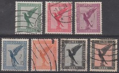 Stamp Germany Reich Mi 378-83 Sc C27-34 1926 Luftpost Airmail Eagle Empire Used