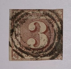 Travelstamps: 1859-1860 Germany Thurn And Taxis Stamps Scott # 12, Used, Ng
